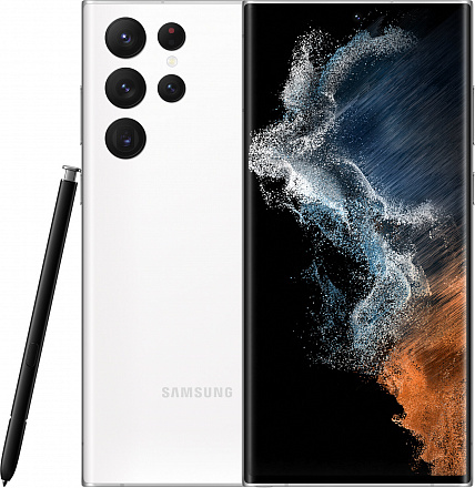 Samsung Galaxy S22 Ultra 128 ГБ, Белый (Phantom White)